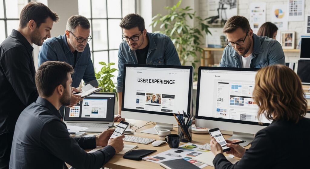 user experience web design