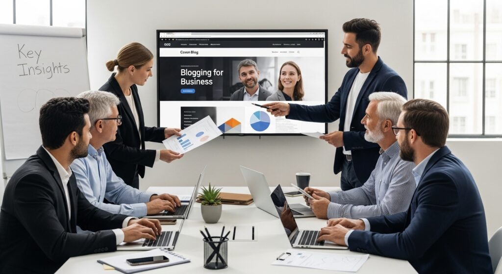 blogging for business team