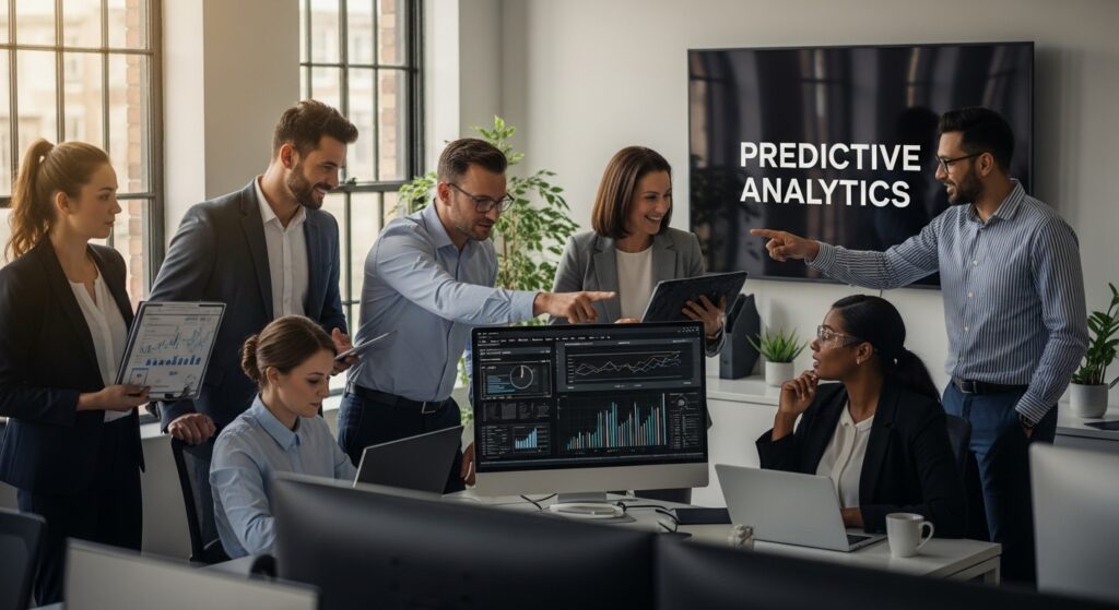 predictive analytics marketing teamwork