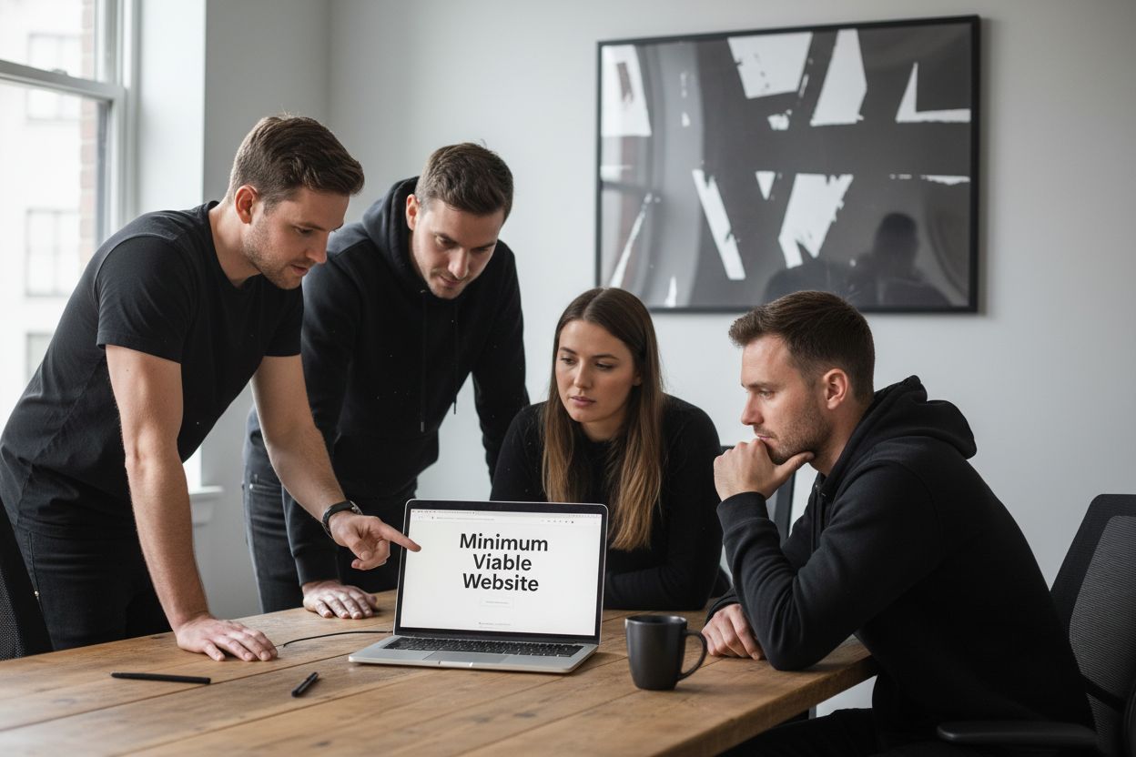 minimum viable website team