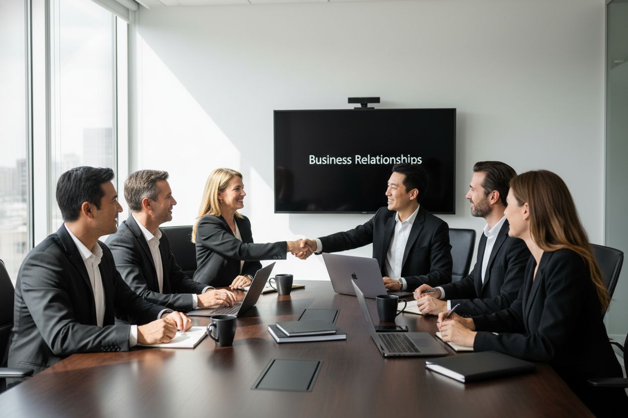 business relationships teamwork