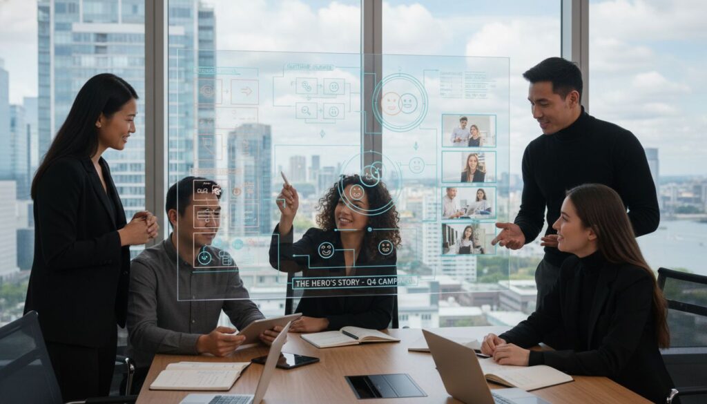 marketing storytelling workspace