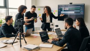 video marketing teamwork
