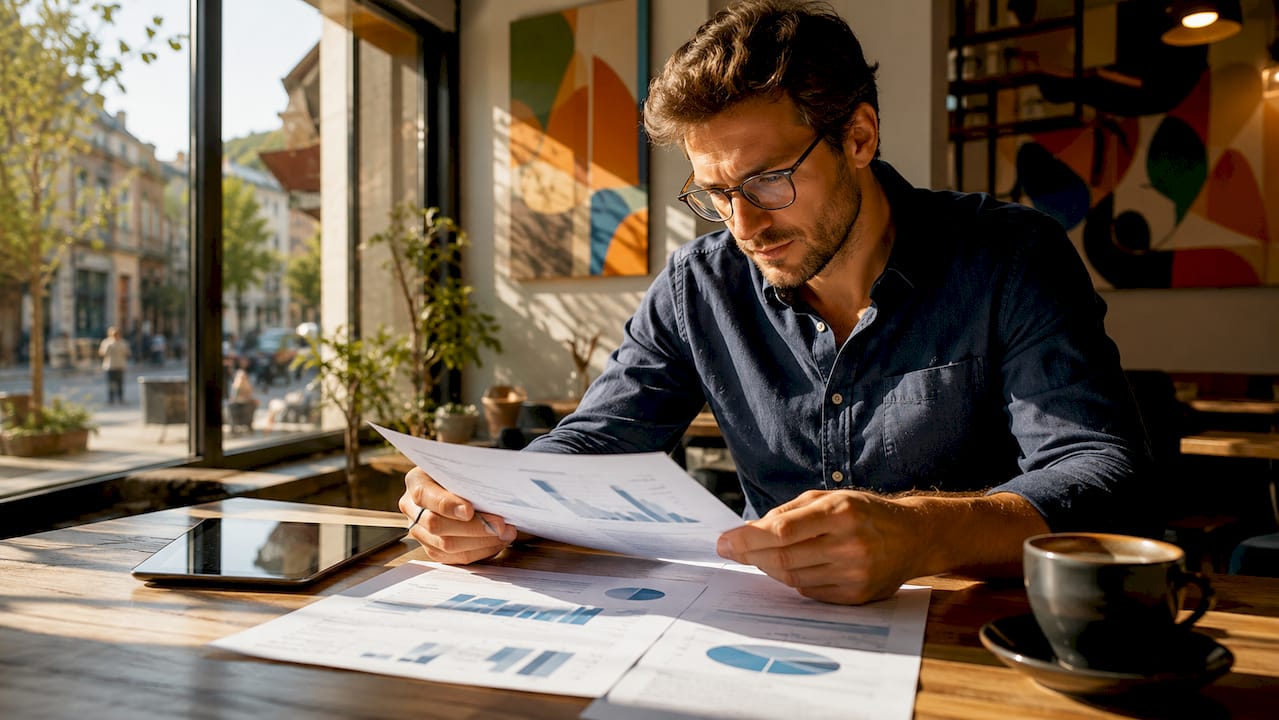 UX analyst reviewing website dwell time reports