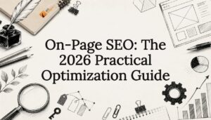 Decorative title card illustration for SEO article